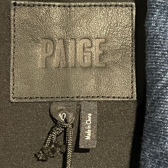 🆕 PAIGE Denim Trench Coat RAINA Rylie NWT Luxury longline 10 Cotton Couture - Picture 9 of 16